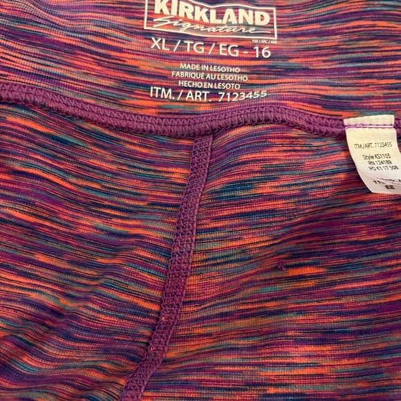 NWT Kirkland Signature active leggings XL 16 - Picture 8 of 9